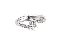 Anello Recarlo Donna Anniversary in Oro bianco Diamante R01SP195/040-13